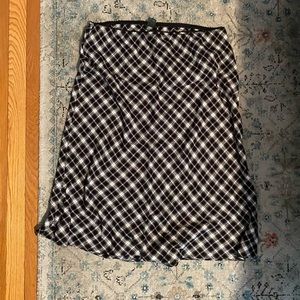 Thin Flannel MIDI Skirt